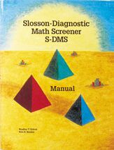 Slosson Diagnostic Math Screener designed for each  grade level (1st grade-11grade). Stimulating Math Screener for Conceptual Math development; Math Problem Solving; And Computation Skills. Excellent for Pre/Post testing, helps identify students who are at risk for math failure. Normed on 1699 children. Commonly used math diagnostic tests were calculated at all grade levels.